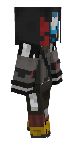 Black skin: body, right side render