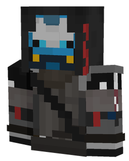 Black skin: bust render