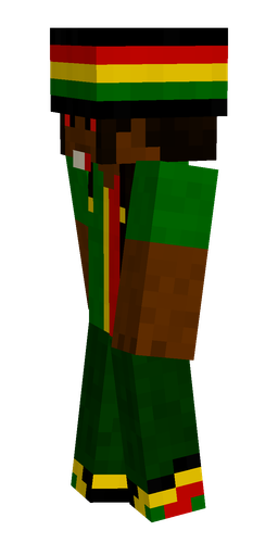 Black skin: body, left side render