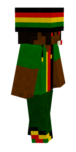 Black skin: body, right side render