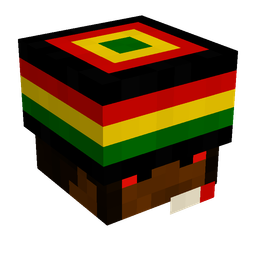 Black skin: head render
