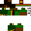 Black skin: raw texture render