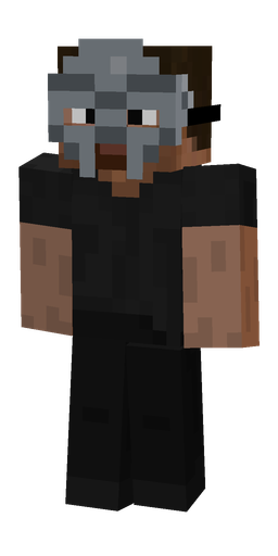 Black skin: body, front render