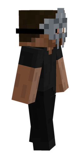 Black skin: body, right side render