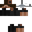 Black skin: raw texture render