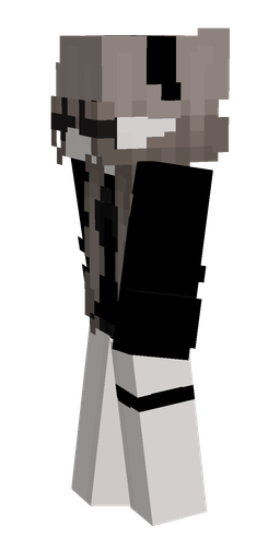 Black skin: body, left side render