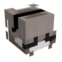 Black skin: head render