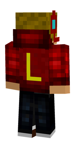Black skin: body, back render