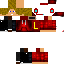 Black skin: raw texture render