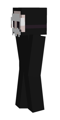 Black skin: body, left side render