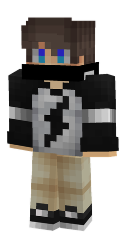 Black skin: body, front render