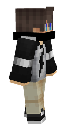 Black skin: body, right side render
