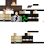 Black skin: raw texture render