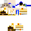 Classic skin: raw texture render