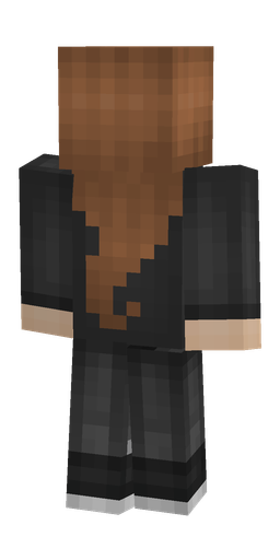 Black skin: body, back render