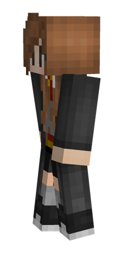 Black skin: body, left side render