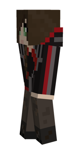 Black skin: body, left side render
