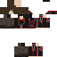 Black skin: raw texture render