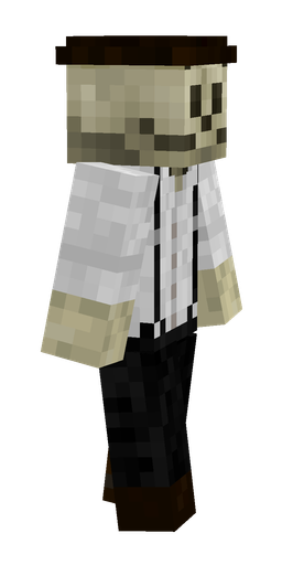 Black skin: body, right side render