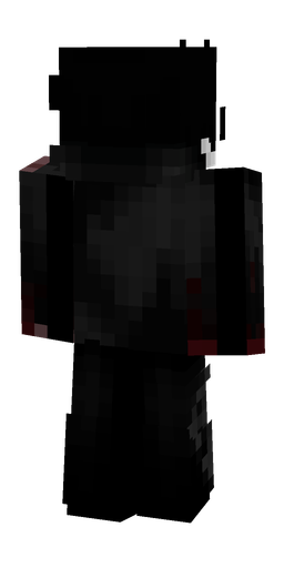 Black skin: body, back render