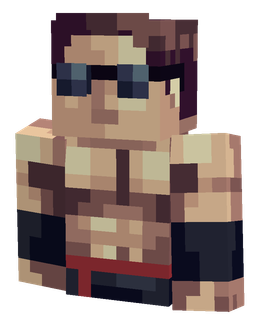 Black skin: bust render