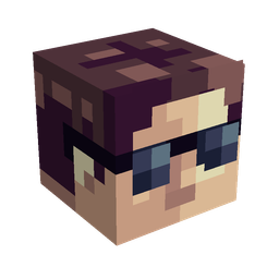 Black skin: head render