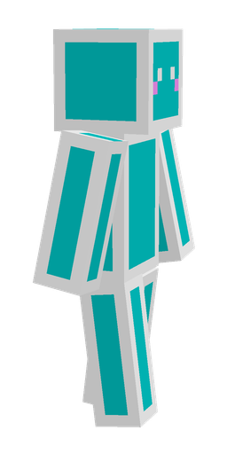 Blue skin: body, right side render