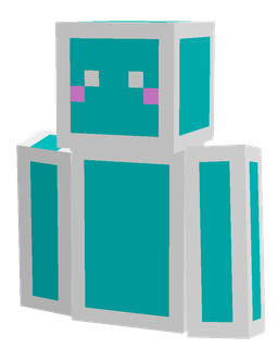 Blue skin: bust render