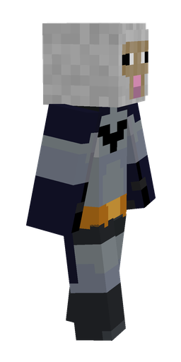 Black skin: body, right side render