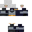Black skin: raw texture render