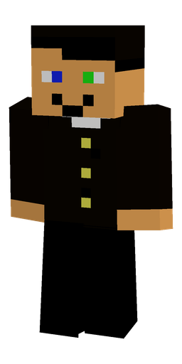Black skin: body, front render