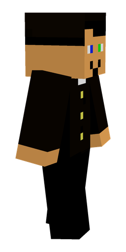 Black skin: body, right side render