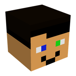 Black skin: head render
