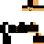 Black skin: raw texture render