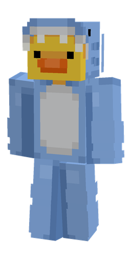Blue skin: body, front render