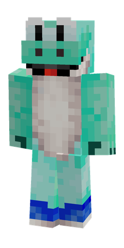 Blue skin: body, front render