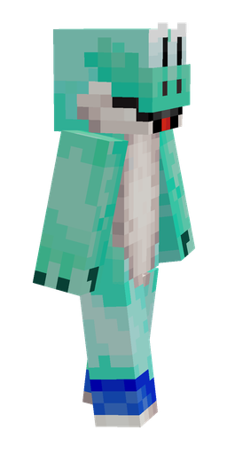 Blue skin: body, right side render