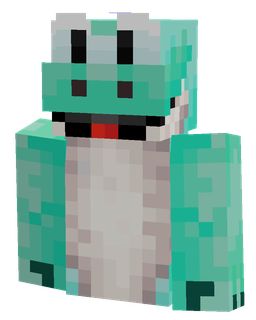 Blue skin: bust render