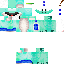 Blue skin: raw texture render