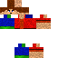 Blue skin: raw texture render
