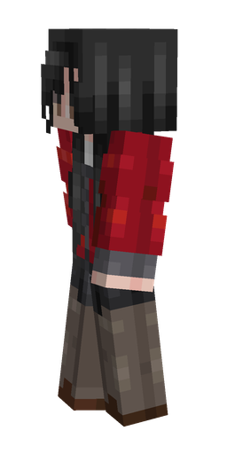 Black skin: body, left side render