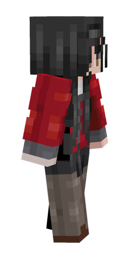 Black skin: body, right side render