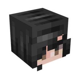Black skin: head render