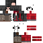 Black skin: raw texture render