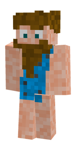 Brown skin: body, front render
