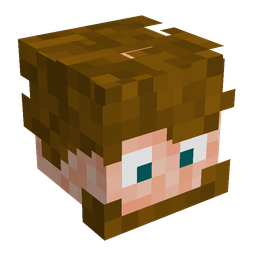 Brown skin: head render