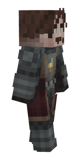 Black skin: body, right side render