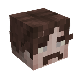 Black skin: head render