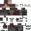 Black skin: raw texture render