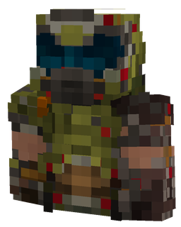 Black skin: bust render